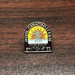 Royal Canadian Legion Nunavut Branch‎ #168 Lapel Hat Pin